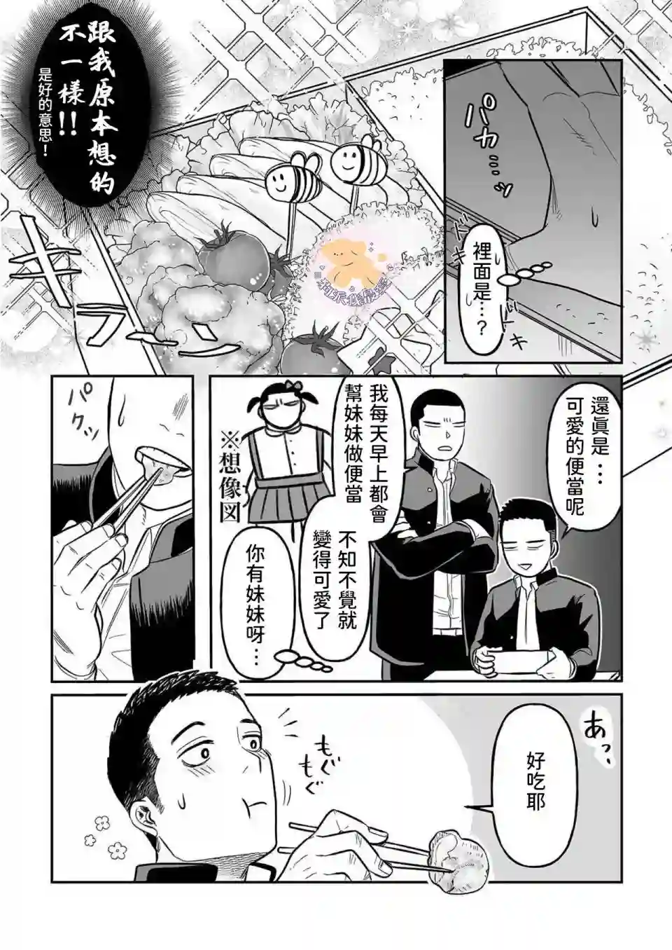 长相凶恶男子做的便当很好吃的理由第01话