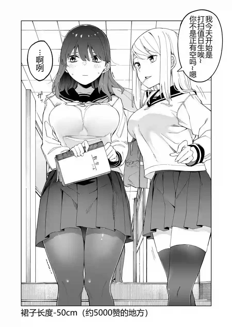 每多一个赞，就让班上的土妹子裙子短0.1mmFANBOX 1