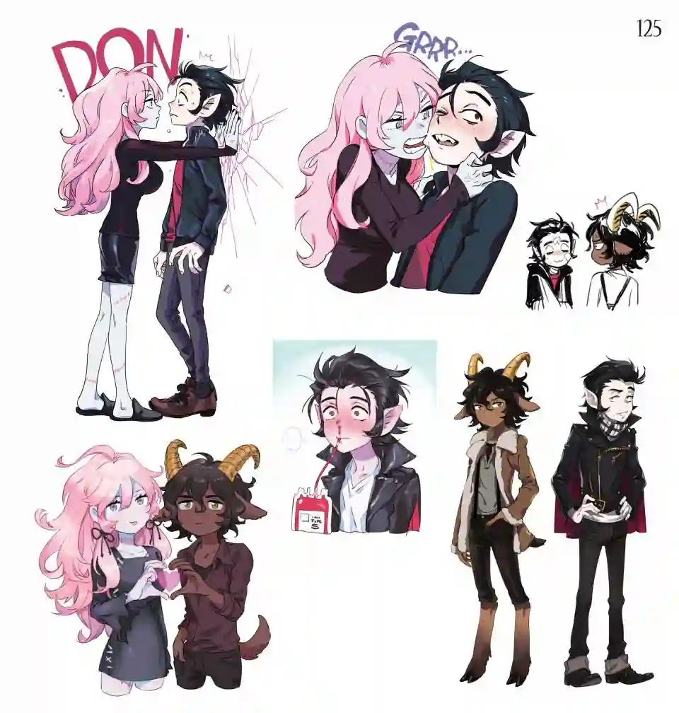 甜蜜的恶魔艺术设定集