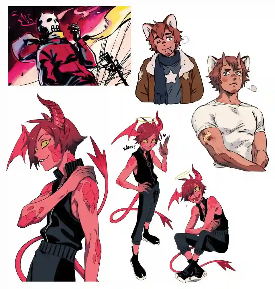 甜蜜的恶魔艺术设定集