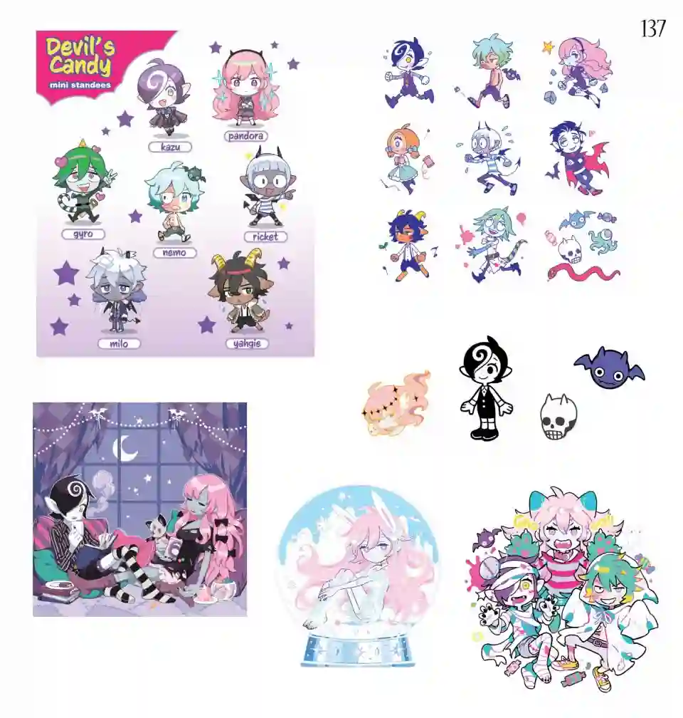 甜蜜的恶魔艺术设定集