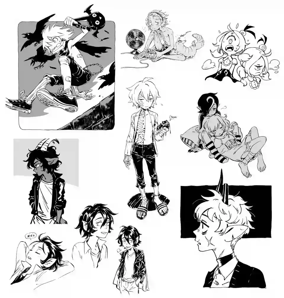 甜蜜的恶魔艺术设定集