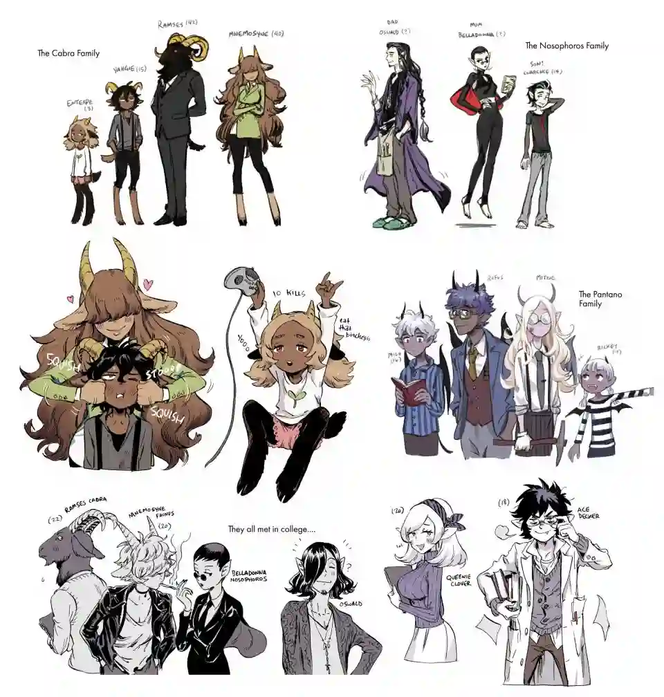 甜蜜的恶魔艺术设定集