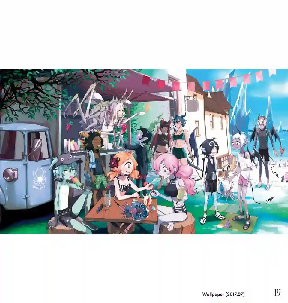 甜蜜的恶魔艺术设定集