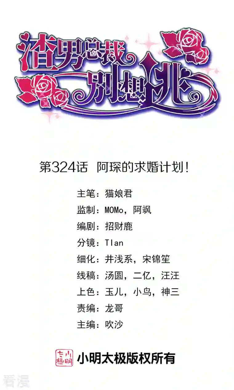 渣男总裁别想逃第324话 阿琛的求婚计划！