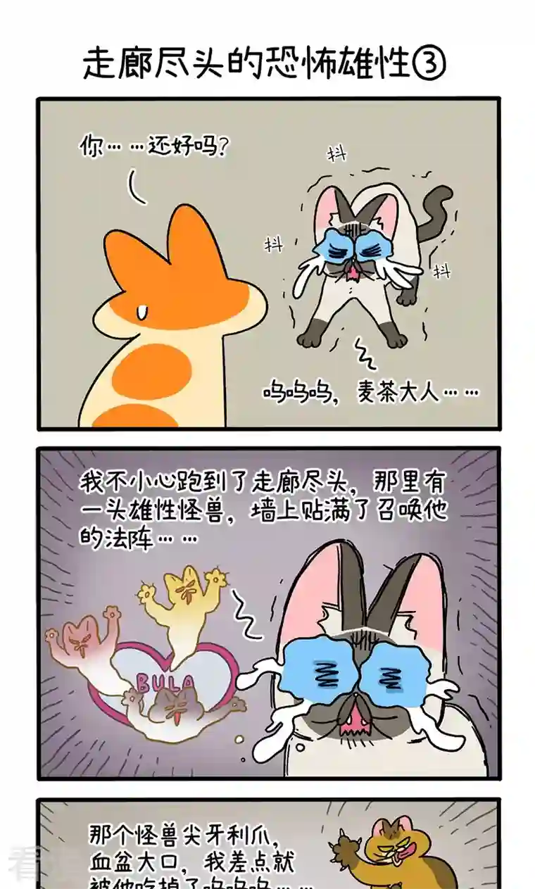 阿满和麦茶第68话1 走廊尽头的恐怖雄性