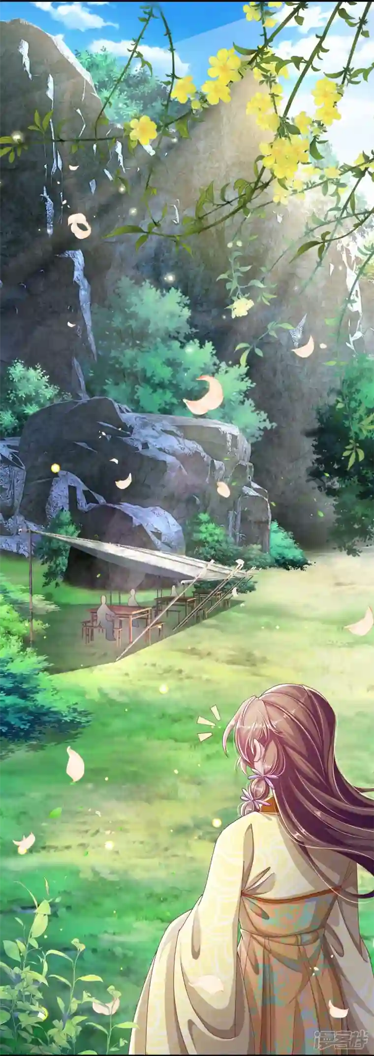 绝世倾凰：养个大佬抱大腿第19话 不同寻常的茶摊