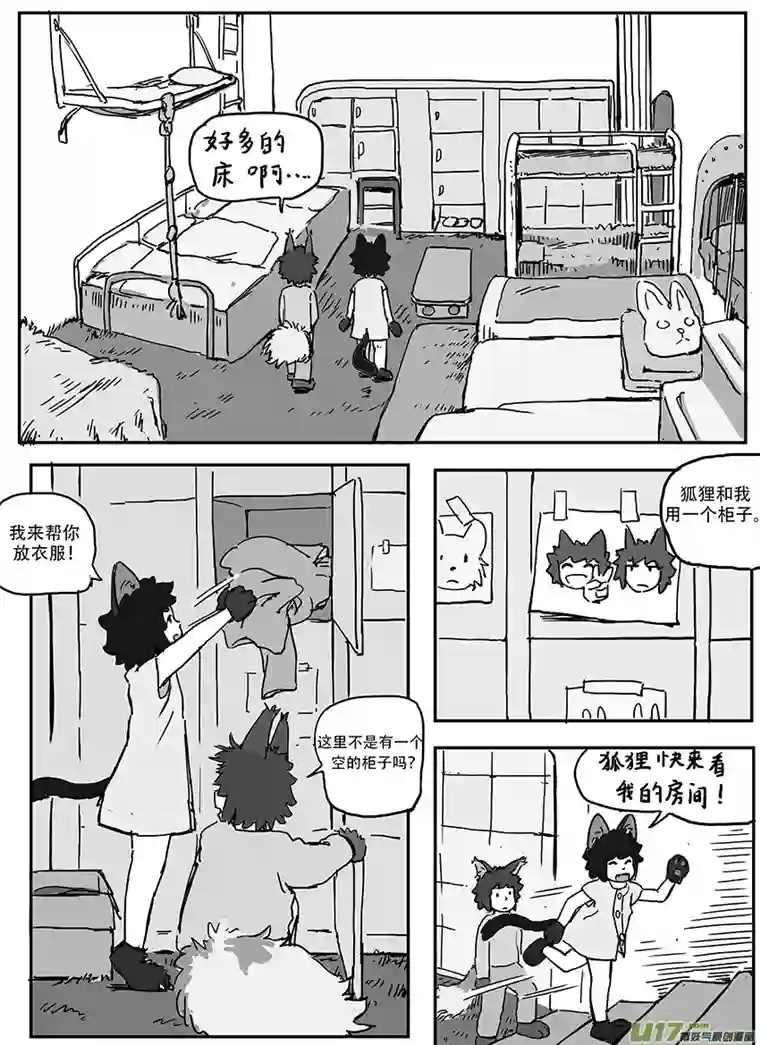 黑猫和狐狸朋友