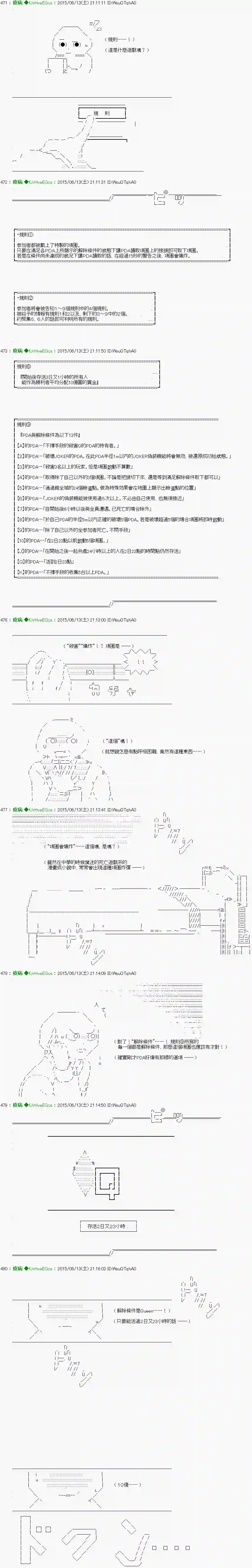 他们要在KILLER QUEEN中厮杀到最后的样子Ep1(后篇) 「　第1日 00：00 ～ 04：00　」