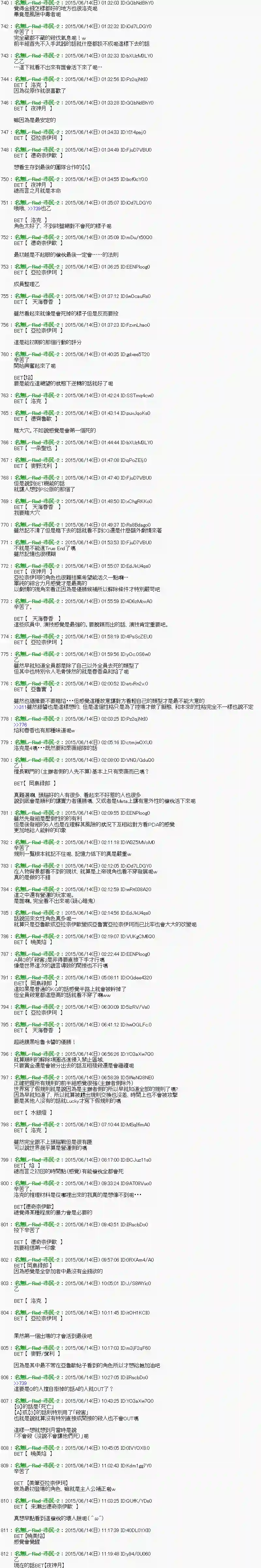 他们要在KILLER QUEEN中厮杀到最后的样子Ep1(后篇) 「　第1日 00：00 ～ 04：00　」