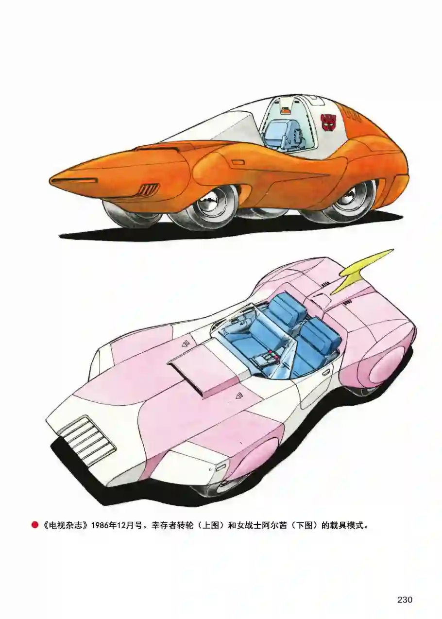 变形金刚日版G1杂志插画《战斗吧！超机械生命体变形金刚：2010》