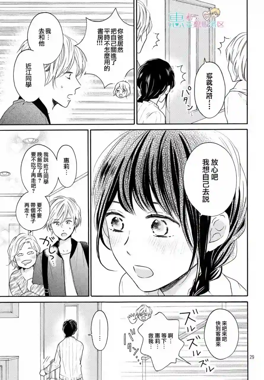 烦恼着恋爱的惠莉第32话