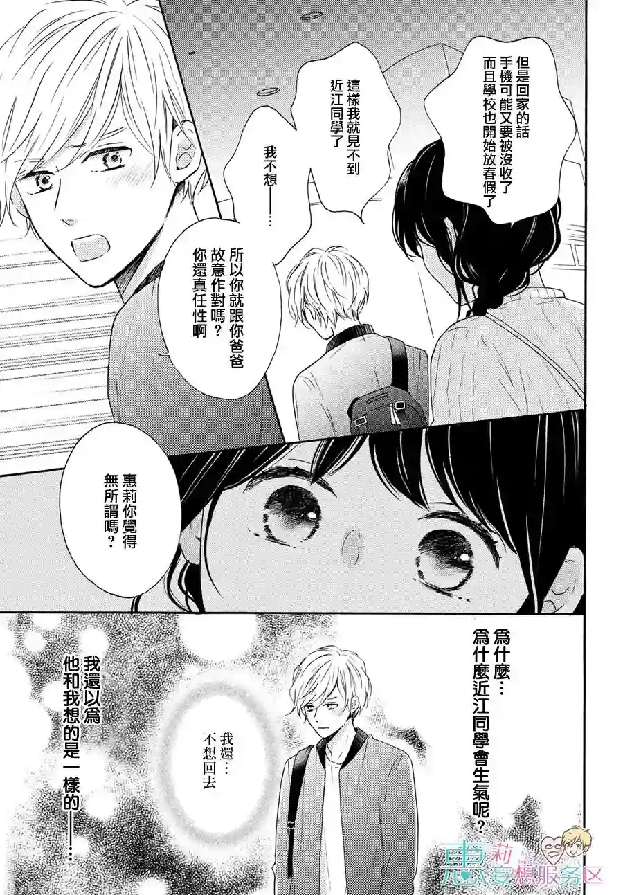 烦恼着恋爱的惠莉第32话