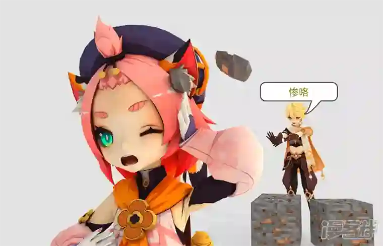 原神同人MMD漫画：日常客串篇当原神玩家玩我的世界