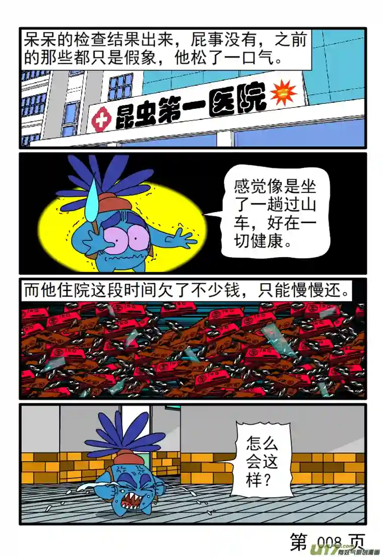 呆呆和瓜瓜呆呆住院