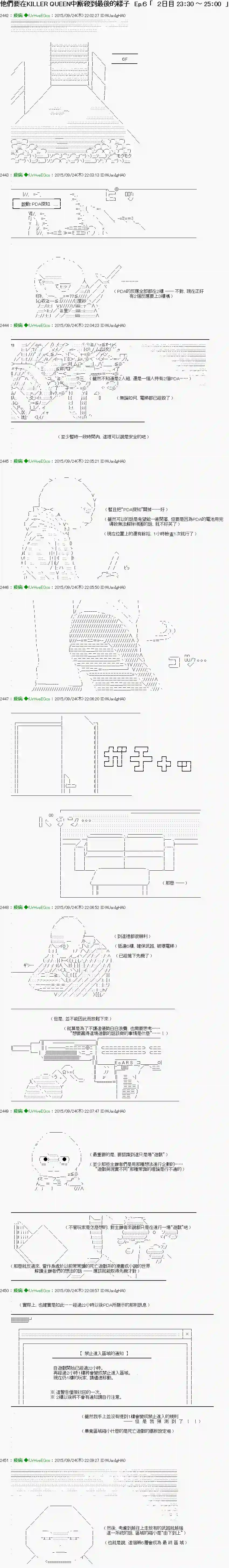 他们要在KILLER QUEEN中厮杀到最后的样子Ep.６ 「　２日目 23：30 ～ 25：00　」