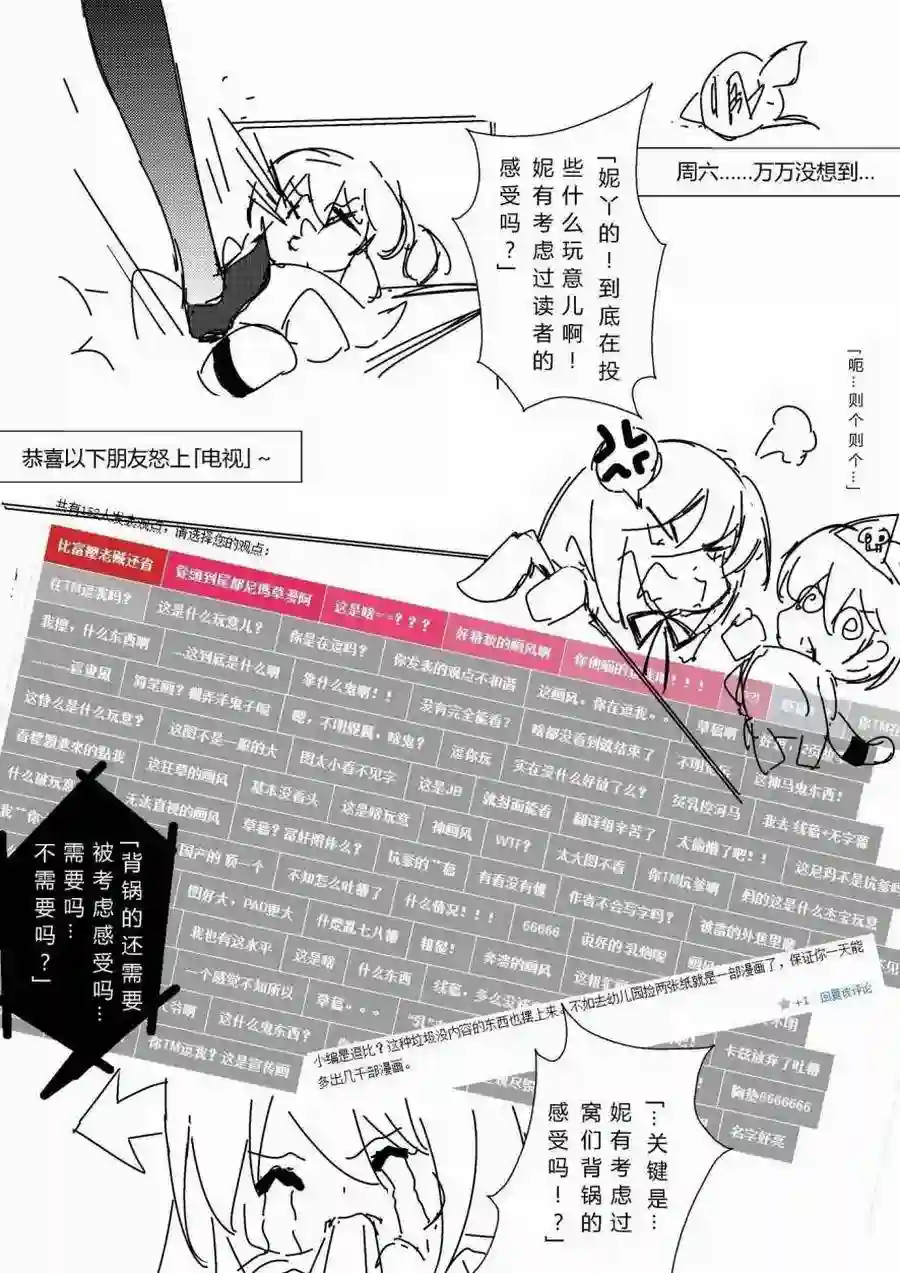 某极坑爹超无良同人作者的非闷绝日常第01话
