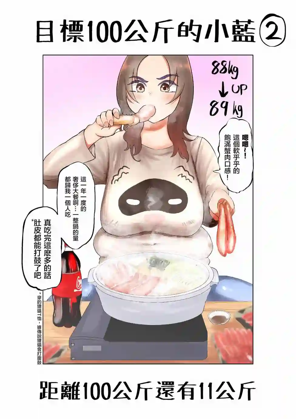 目标100公斤的小蓝第0-5话