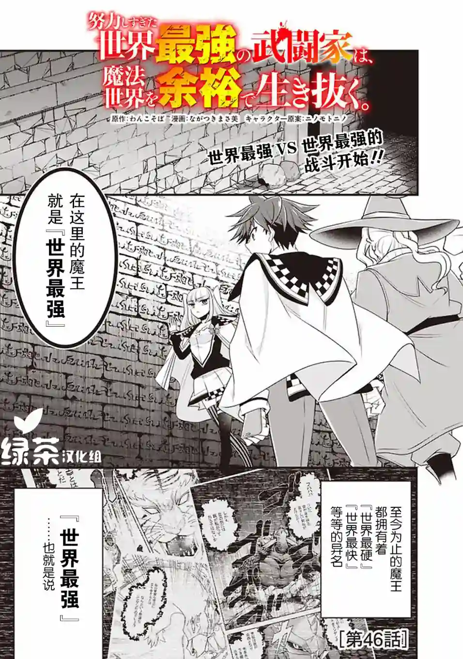 努力过头的世界最强武斗家，在魔法世界轻松过生活。第46话