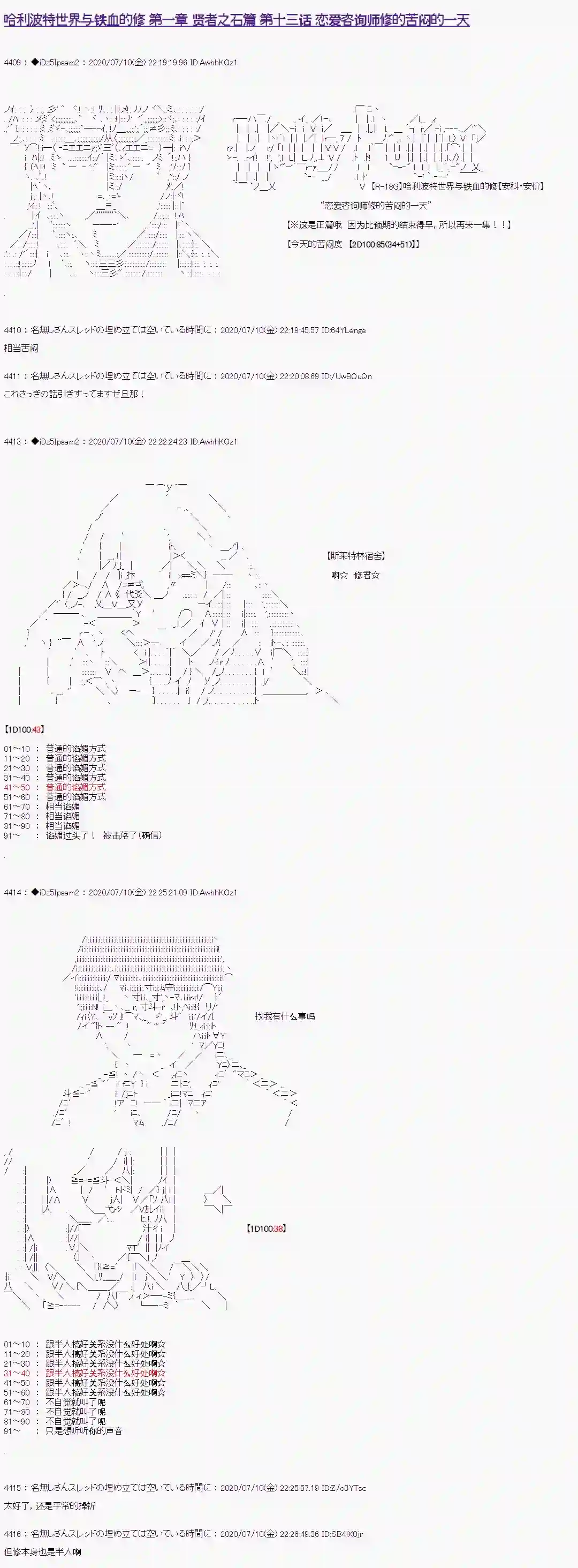 哈利波特世界与铁血的修第一章 第13话