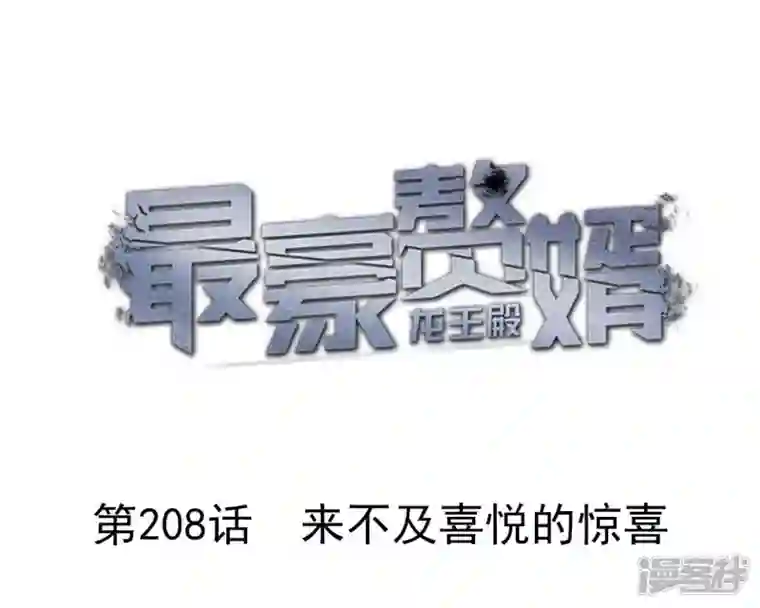 最豪赘婿 龙王殿第208话 来不及喜悦的惊喜