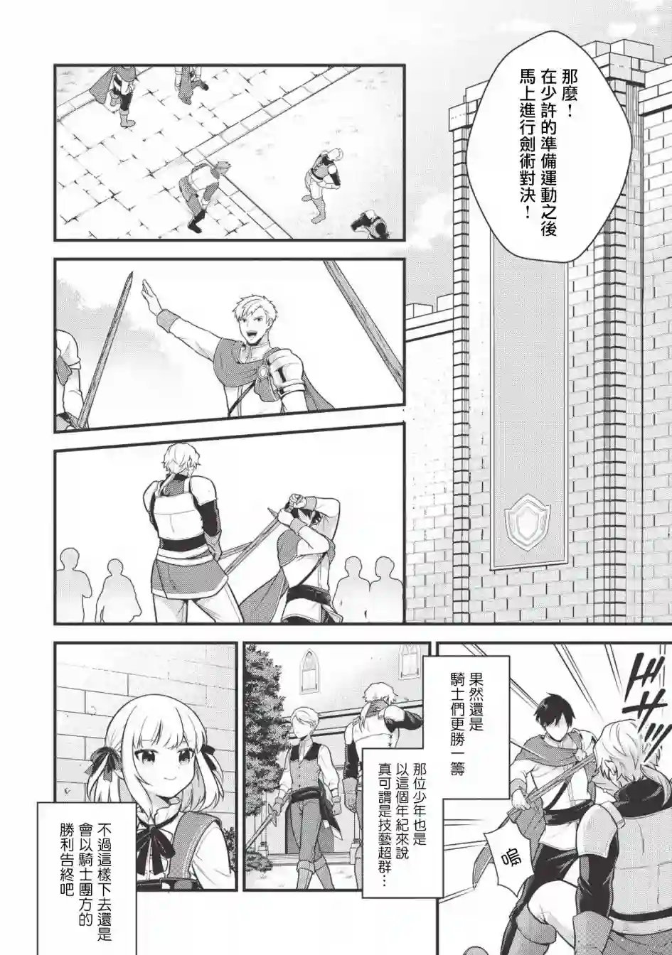 英雄王，为了穷尽武道而转生，然后，成为世界最强的见习骑士♀第02话