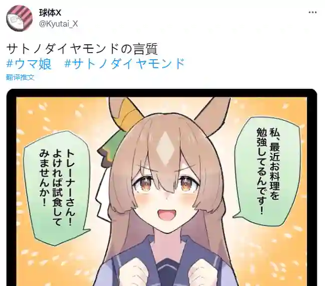 推特赛马娘同人里见光钻的证词