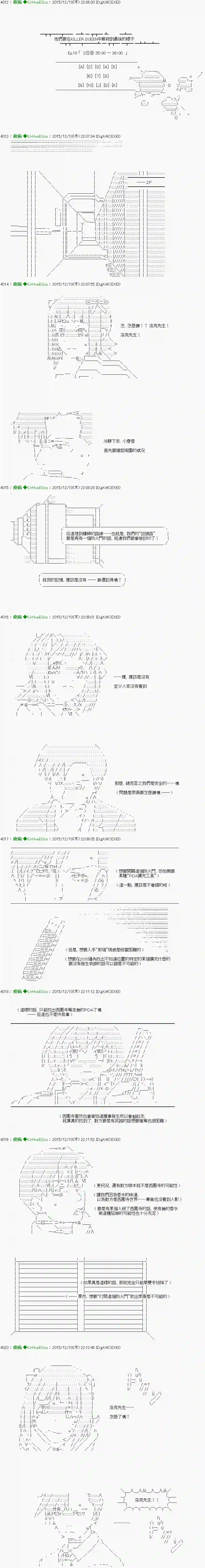 他们要在KILLER QUEEN中厮杀到最后的样子Ep.10 「　２日目 35：00 ～ 36：00　」