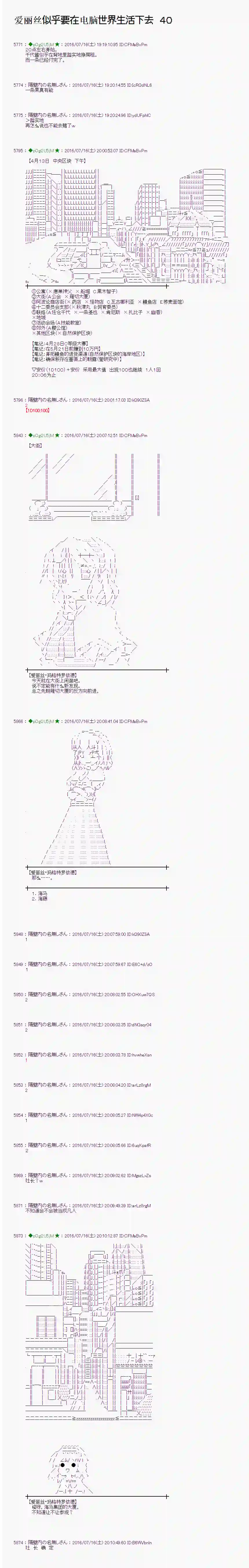 爱丽丝似乎要在电脑世界生活下去第40话