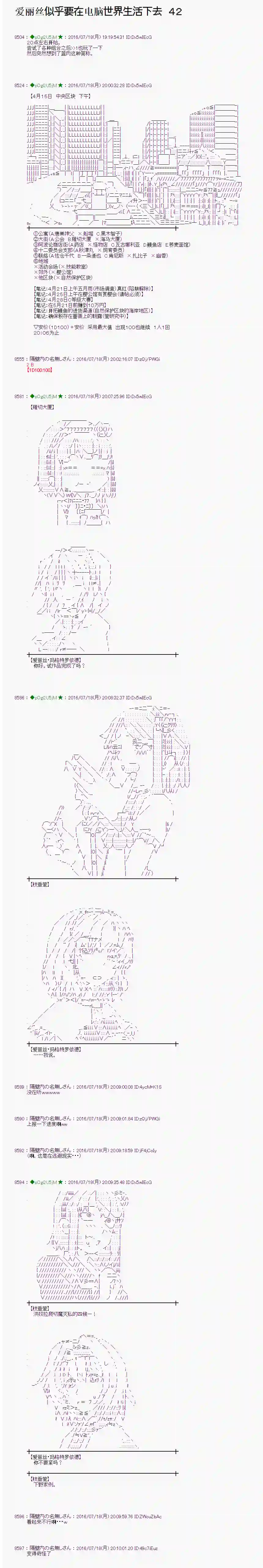 爱丽丝似乎要在电脑世界生活下去第42话