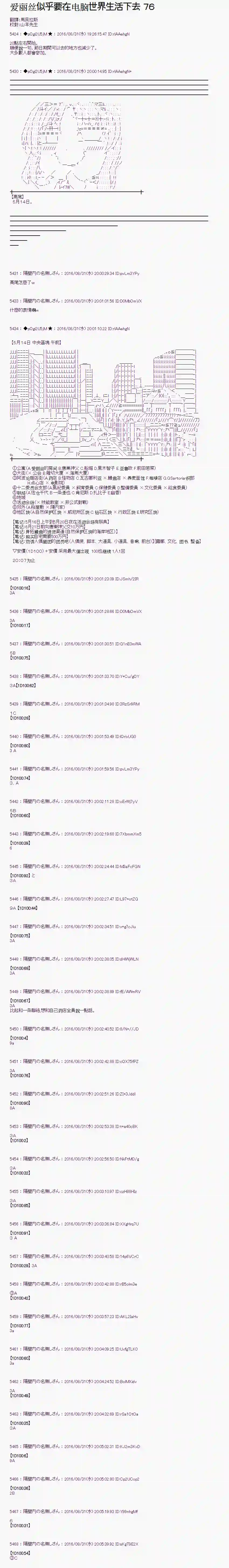 爱丽丝似乎要在电脑世界生活下去第76话