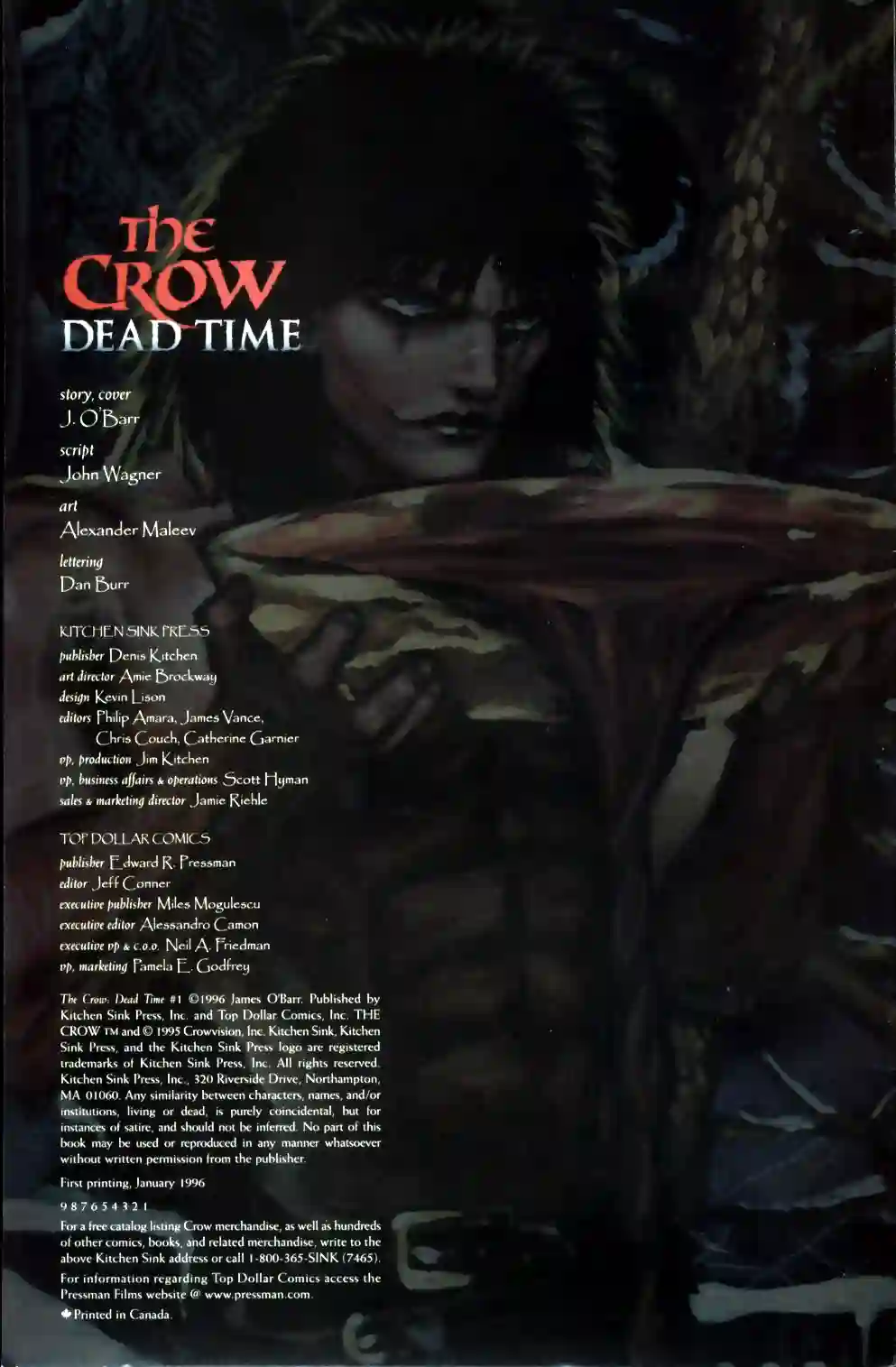 乌鸦：死亡时刻/THE CROW : Dead Time第01卷