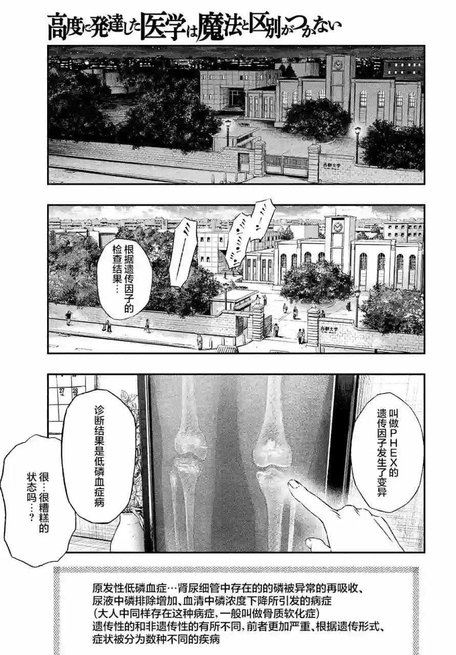 高度发达的医学与魔法别无二致第01话
