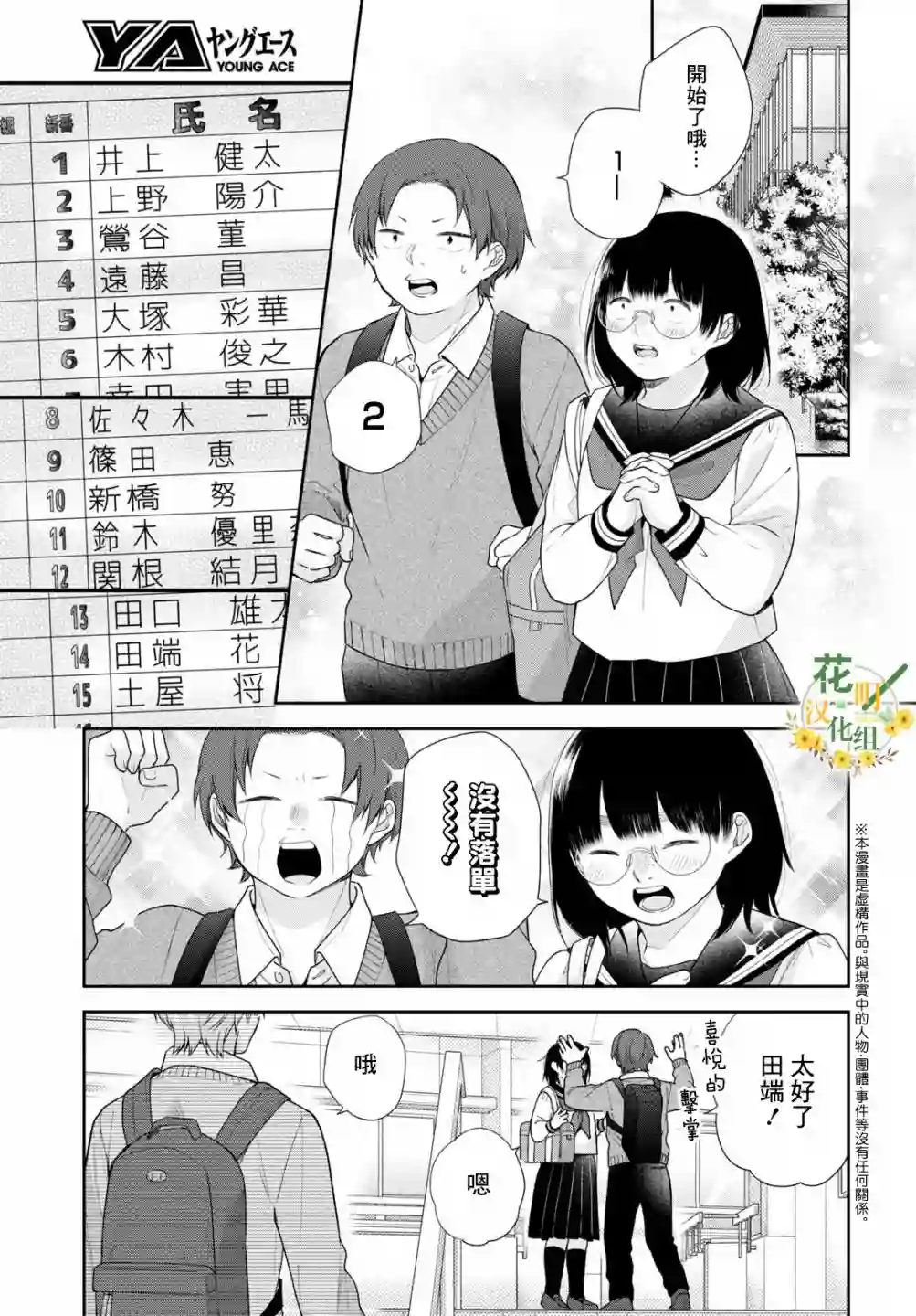向丑女献上花束第49话
