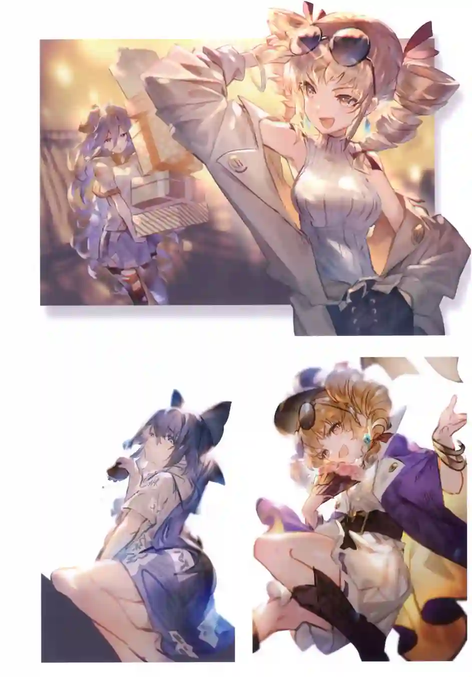 羽羽斩插画合集画集