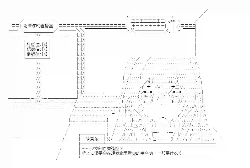 少女哈茉尔的直播室第二幕·少女的百变造型