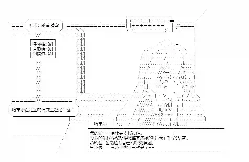 少女哈茉尔的直播室第二幕·少女的百变造型