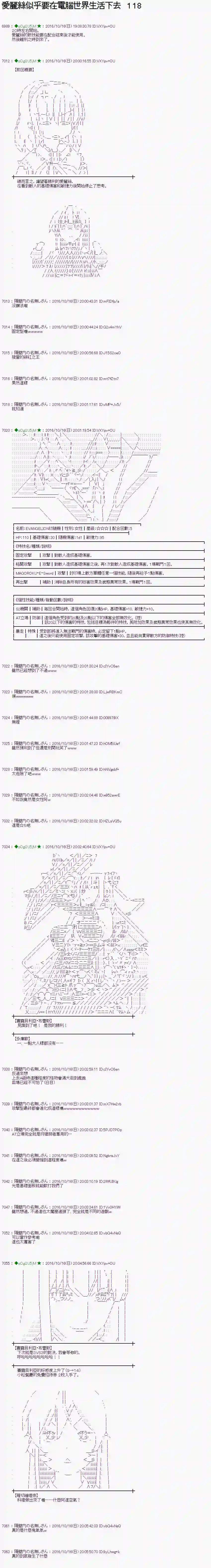 爱丽丝似乎要在电脑世界生活下去第118话
