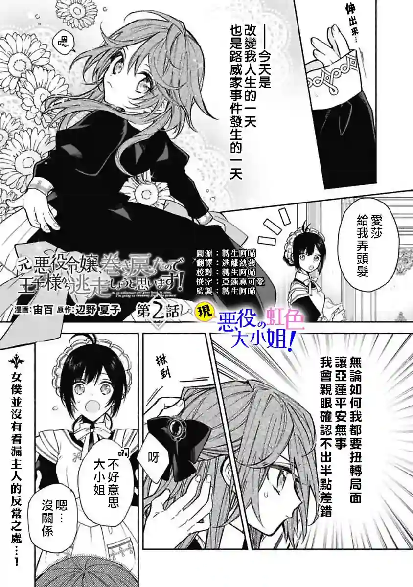 原反派千金几度轮回欲从王子大人身边逃离第02话