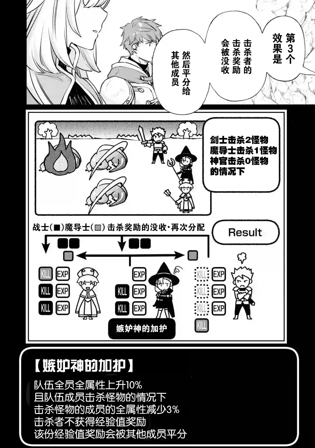 关于四个持有负面技能的人聚在一起，就会发生相乘作用的最强队伍这件事第3-1话