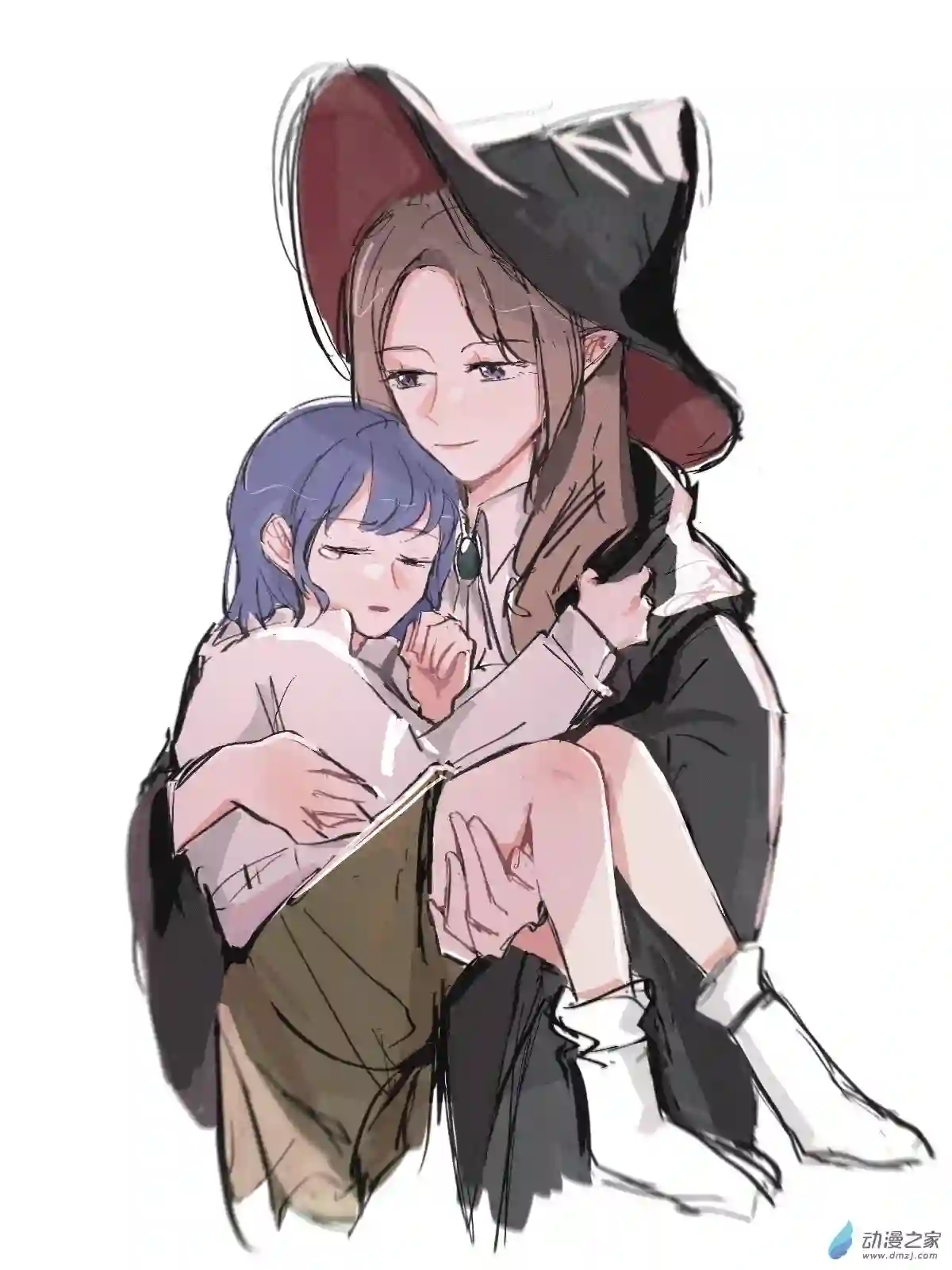 草稿百合摸鱼爽图