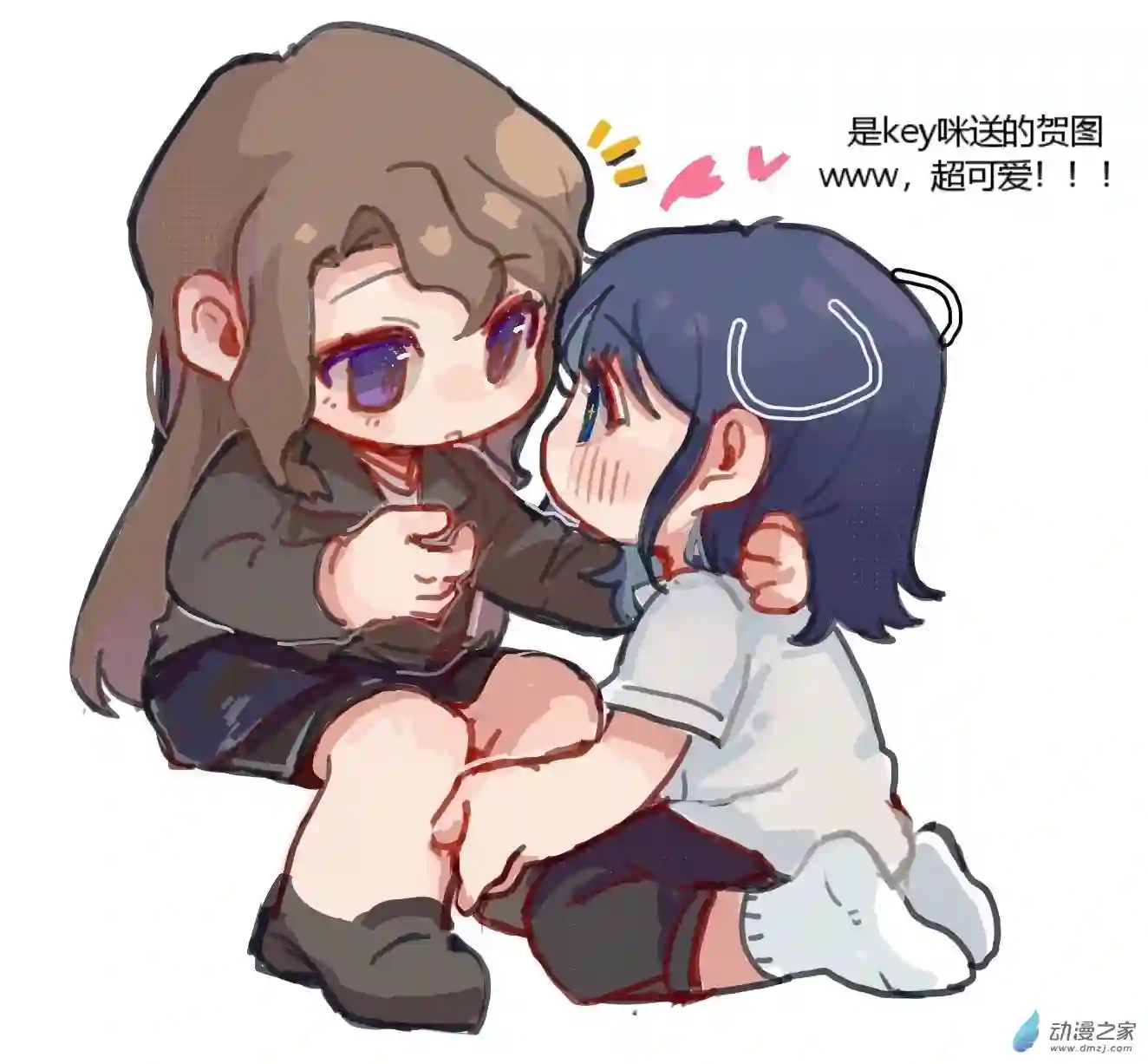 草稿百合摸鱼爽图