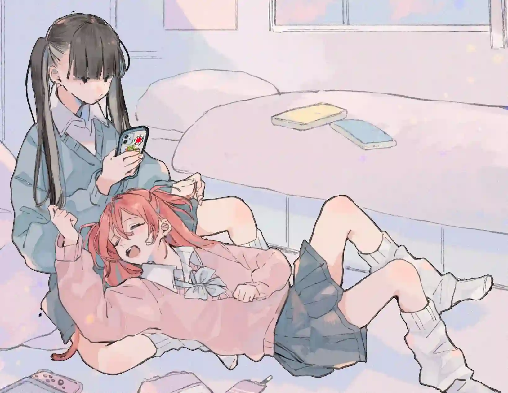 つきこ推特JK杂图插画合集5.11