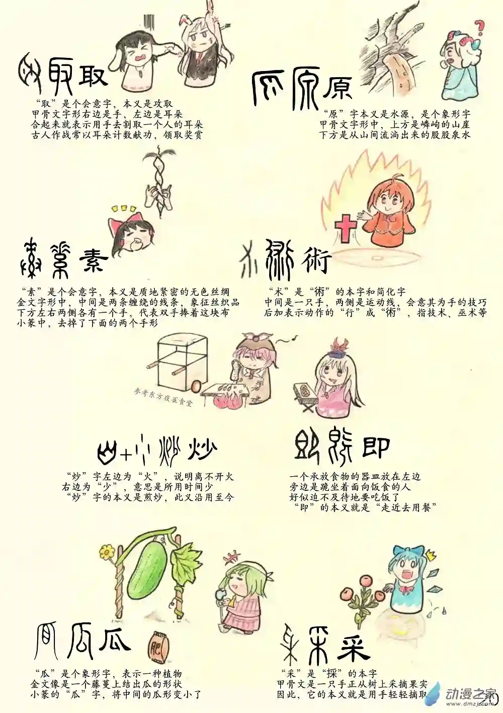 甲骨文字俱乐部12 甲骨文字猜字谜第一弹