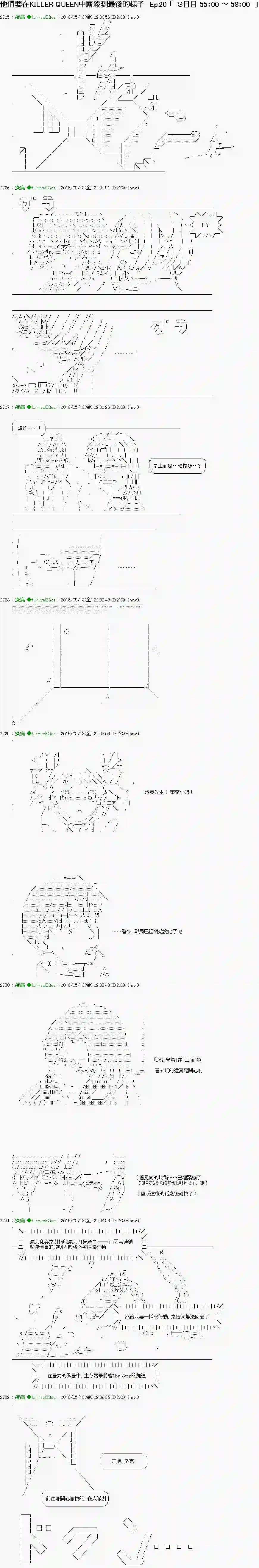 他们要在KILLER QUEEN中厮杀到最后的样子Ep.20 「　３日目 55：00 ～ 58：00　」