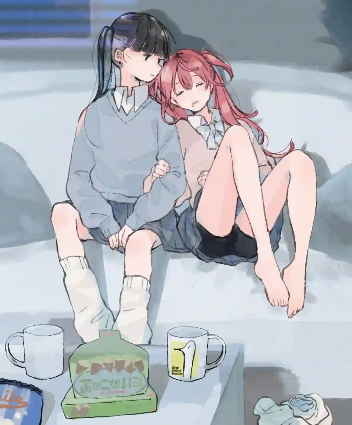 つきこ推特JK杂图插画合集5.15