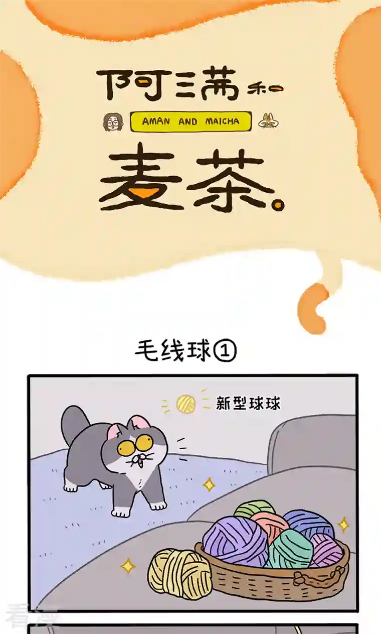 阿满和麦茶第94话 毛线球