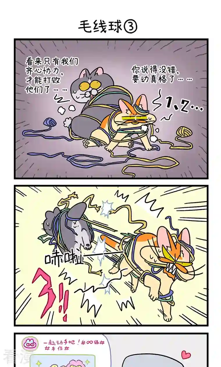 阿满和麦茶第94话 毛线球