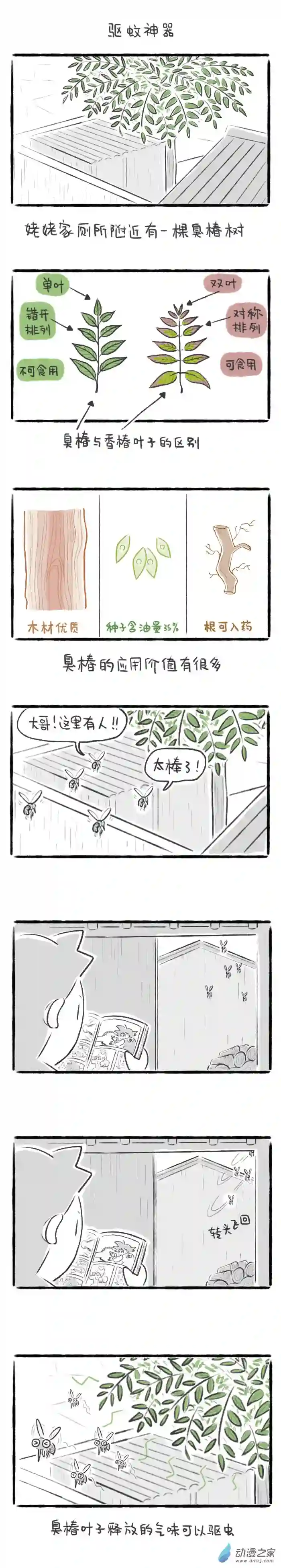 绵绵细雨织回忆73话 驱蚊神器