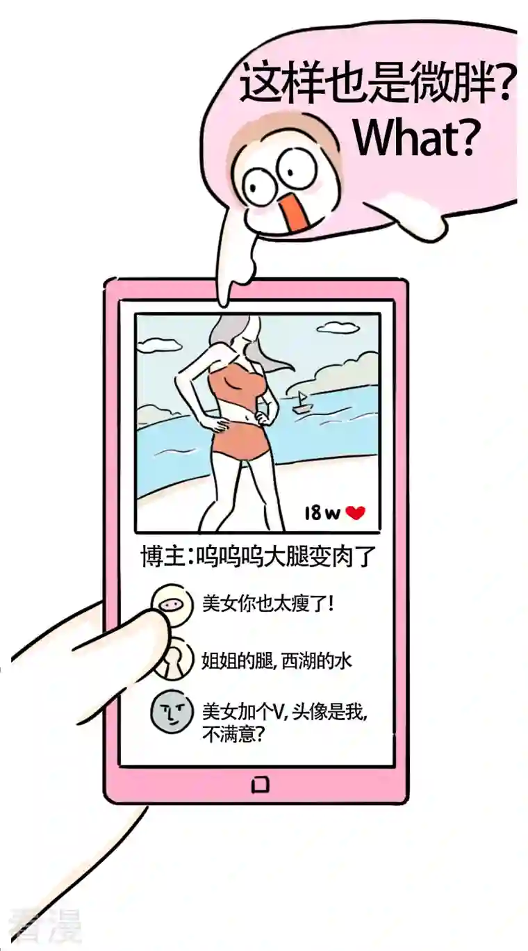 微胖女神第30话 网上的微胖？